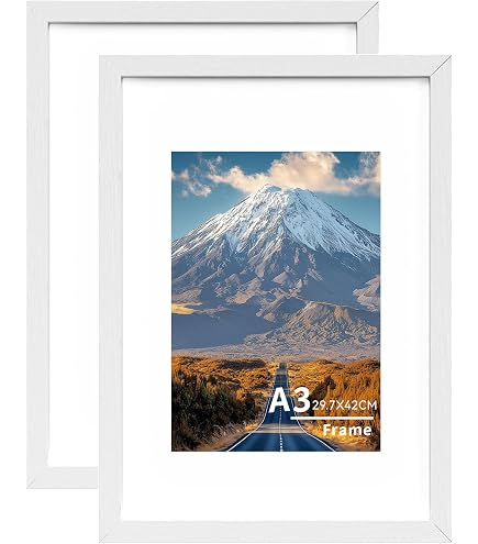 A3 Picture Frame,A3(29.7x42cm) Wooden Frame,Wall-Mounted Poster